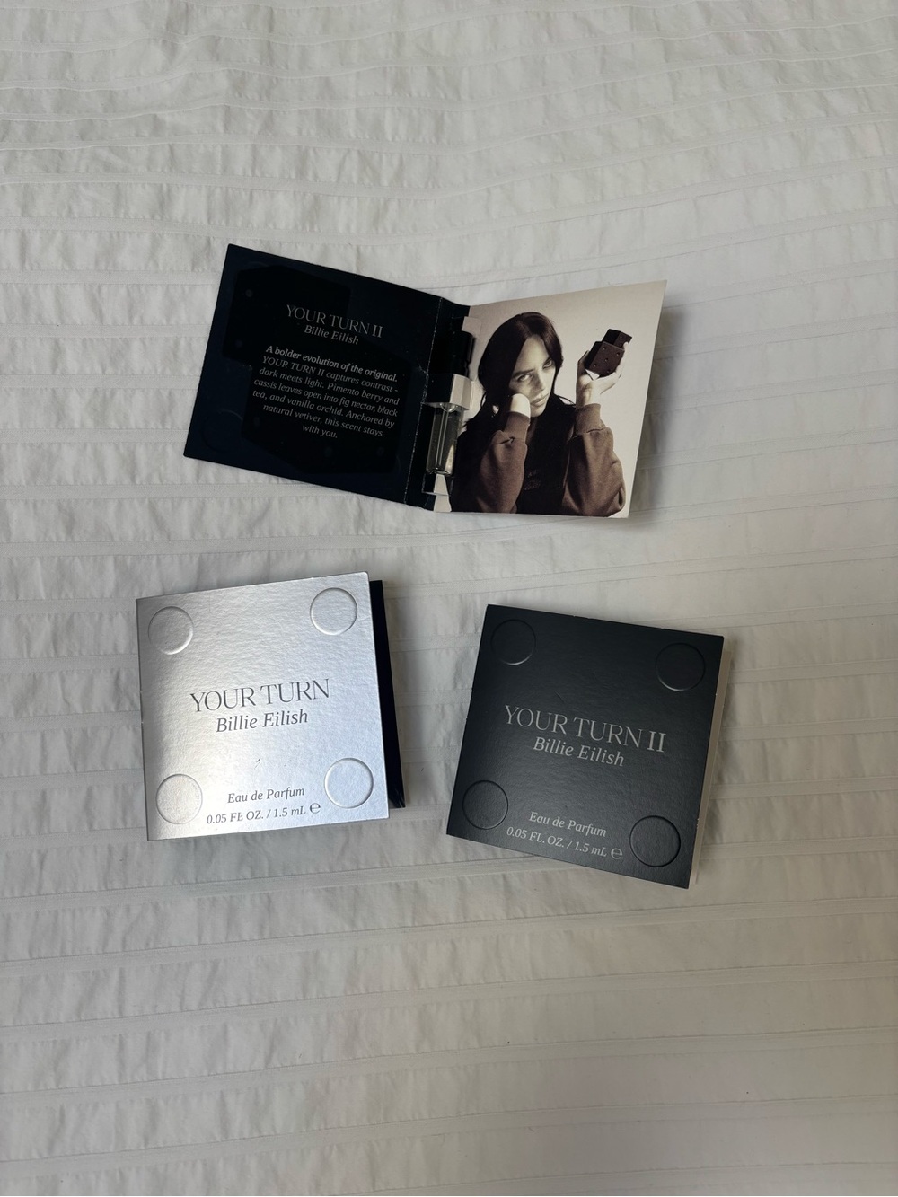 Your Turn Billie Eilish II Eau de Parfum Sample - Black and Silver
